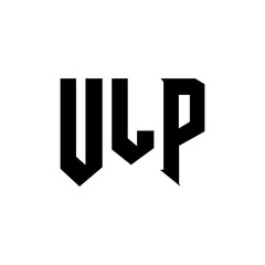 ULP letter logo design for technology company. ULP logo design black and white color combination. ULP logo, ULP vector, ULP design, ULP icon, ULP alphabet. ULP typography logo design.