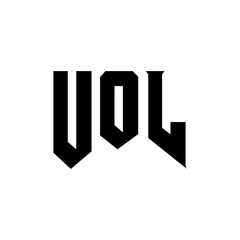 UOL letter logo design for technology company. UOL logo design black and white color combination. UOL logo, UOL vector, UOL design, UOL icon, UOL alphabet. UOL typography logo design.