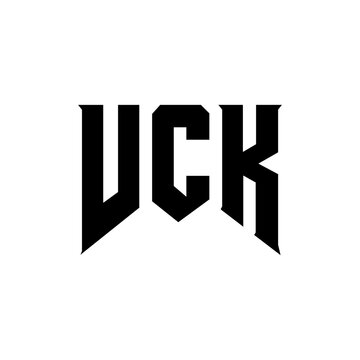 VCK letter logo design for technology company. VCK logo design black and white color combination. VCK logo, VCK vector, VCK design, VCK icon, VCK alphabet. VCK typography logo design.