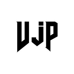 VJP letter logo design for technology company. VJP logo design black and white color combination. VJP logo, VJP vector, VJP design, VJP icon, VJP alphabet. VJP typography logo design.