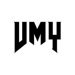 VMY letter logo design for technology company. VMY logo design black and white color combination. VMY logo, VMY vector, VMY design, VMY icon, VMY alphabet. VMY typography logo design.