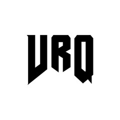 VRQ letter logo design for technology company. VRQ logo design black and white color combination. VRQ logo, VRQ vector, VRQ design, VRQ icon, VRQ alphabet. VRQ typography logo design.