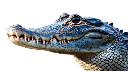 Fototapeta premium crocodile isolated on white background