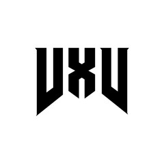 VXV letter logo design for technology company. VXV logo design black and white color combination. VXV logo, VXV vector, VXV design, VXV icon, VXV alphabet. VXV typography logo design.