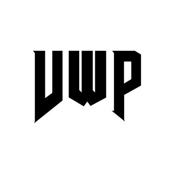 VWP letter logo design for technology company. VWP logo design black and white color combination. VWP logo, VWP vector, VWP design, VWP icon, VWP alphabet. VWP typography logo design.