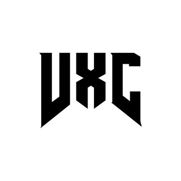 VXC letter logo design for technology company. VXC logo design black and white color combination. VXC logo, VXC vector, VXC design, VXC icon, VXC alphabet. VXC typography logo design.