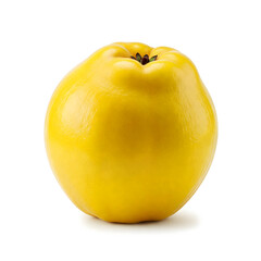 yellow apple isolated on white background