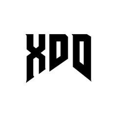 XDD letter logo design for technology company. XDD logo design black and white color combination. XDD logo, XDD vector, XDD design, XDD icon, XDD alphabet. XDD typography logo design.