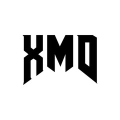 XMD letter logo design for technology company. XMD logo design black and white color combination. XMD logo, XMD vector, XMD design, XMD icon, XMD alphabet. XMD typography logo design.
