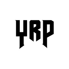 YRP letter logo design for technology company. YRP logo design black and white color combination. YRP logo, YRP vector, YRP design, YRP icon, YRP alphabet. YRP typography logo design.