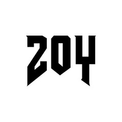 ZOY letter logo design for technology company. ZOY logo design black and white color combination. ZOY logo, ZOY vector, ZOY design, ZOY icon, ZOY alphabet. ZOY typography logo design.