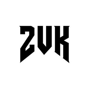 ZVK letter logo design for technology company. ZVK logo design black and white color combination. ZVK logo, ZVK vector, ZVK design, ZVK icon, ZVK alphabet. ZVK typography logo design.