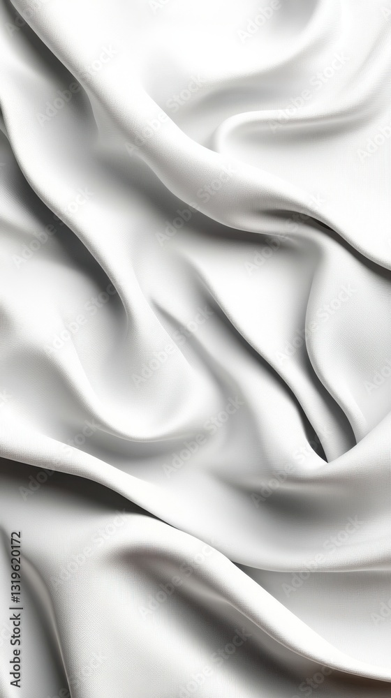 Aufkleber A white fabric with a pattern that is not visible