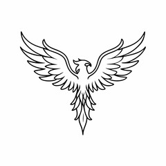 Obraz premium eagle with wings