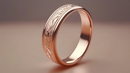 beautifully designed gold ring featuring intricate floral patterns and polished finish, perfect for special occasions or everyday wear