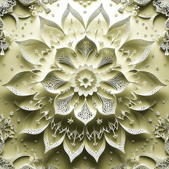 Black color mandala design background and Mandala ornament illustration