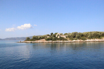 Small island in Adriatic Sea