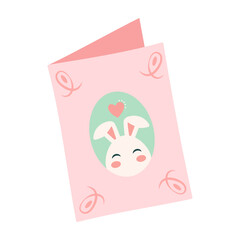 Easter-themed illustrations with sweets, gifts, and festive elements