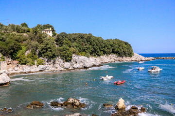 Obraz premium View of the coast of the mediterranean sea - Pelion peninsula