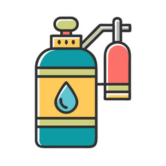 Gas cylinder - household or industrial gas cylinder.