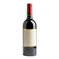 Fototapeta premium A wine bottle lying isolated on transparent background (2)