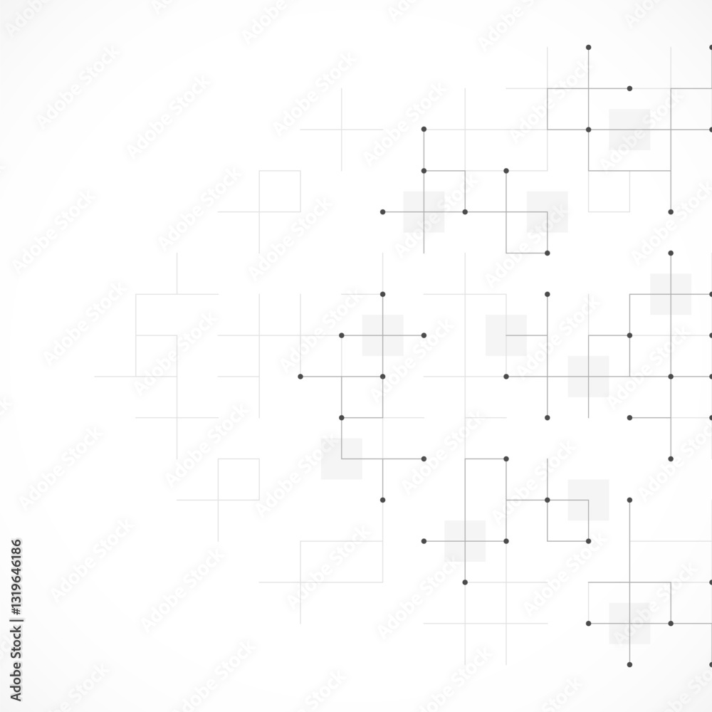 Poster Minimalistic vector texture with linear squares pattern. Creative idea of modern design with abstract geometric background