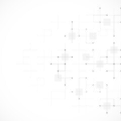Minimalistic vector texture with linear squares pattern. Creative idea of modern design with abstract geometric background