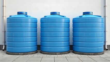 High-Quality Blue Water Storage Tanks for Efficient Rainwater Harvesting and Water Conservation Solutions