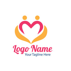 Love, Valentine, Wedding Logo design idea