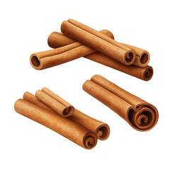 Aromatic Cinnamon Sticks Collection Culinary Spice Baking Ingredient Warm Autumn Flavor