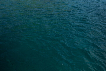 Indian ocean water background in bay on Seychelles islands