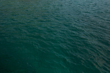 Indian ocean water background in bay on Seychelles islands
