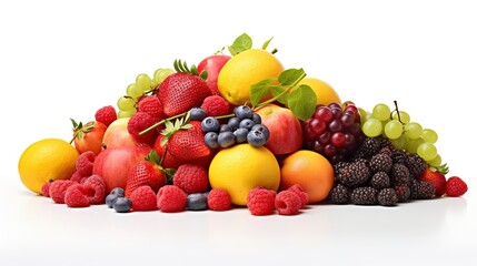 A photo of Freshly Picked Fruits