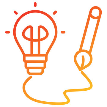Creativity Line Gradient Icon