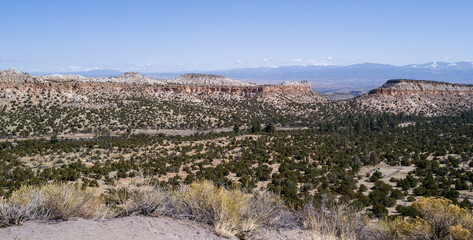 Naklejka premium Rocky Santa Fe horizon landscape