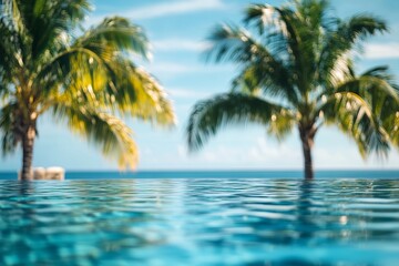 Ultimate Poolside Paradise: Vibrant Summer Party Scene with Refreshing Drinks, Luxurious Loungers, and Sparkling Blue Water – Perfect for Relaxation  