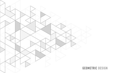 Abstract vector background with a geometric pattern of triangle shapes. Graphic design element 