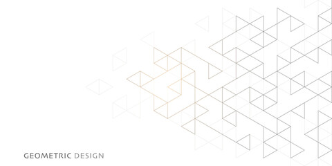 Abstract vector background with a geometric pattern of triangle shapes. Graphic design element 
