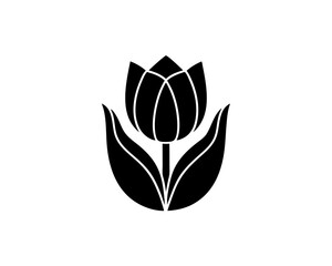 creative details tulip icon Vector Illustration