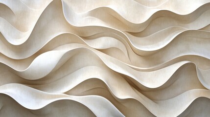 Obraz premium a close up of a wall with a wave pattern