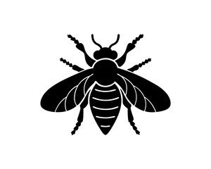 creative details bee icon vector Illustration