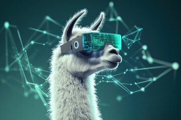 llama using augmented reality for data analysis