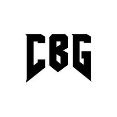 CBG letter logo design for technology company. CBG logo design black and white color combination. CBG logo, CBG vector, CBG design, CBG icon, CBG alphabet. CBG typography logo design.