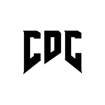CDC letter logo design for technology company. CDC logo design black and white color combination. CDC logo, CDC vector, CDC design, CDC icon, CDC alphabet. CDC typography logo design.