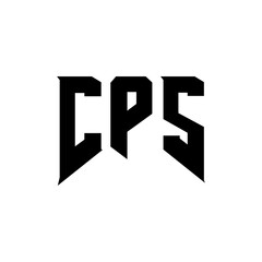 CPS letter logo design for technology company. CPS logo design black and white color combination. CPS logo, CPS vector, CPS design, CPS icon, CPS alphabet. CPS typography logo design.