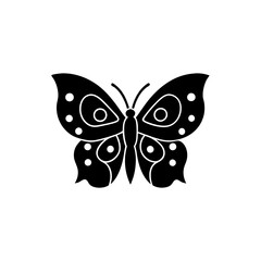 creative details butterfly icon vector Illustration