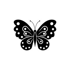 creative details butterfly icon vector Illustration