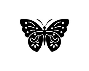 creative details butterfly icon vector Illustration