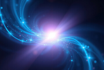 Naklejka premium modern abstract background digital data nodes and a high-tech aesthetic.