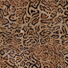 Seamless patterned texture of animal skin, animal print.